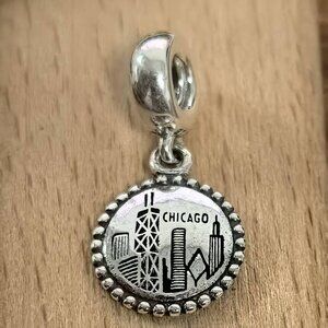 Pandora Chicago Exclusive Charm Pendant, S925 Silver Bracelets